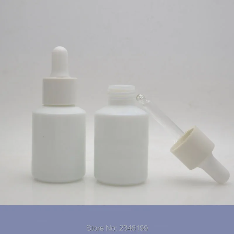 60ML 30ML 50G 30G 15G 10pcs/lot Empty Lotion Pump Bottle, White Cosmetic Dropper Bottle, Essential Oil Container,Glass Cream Jar