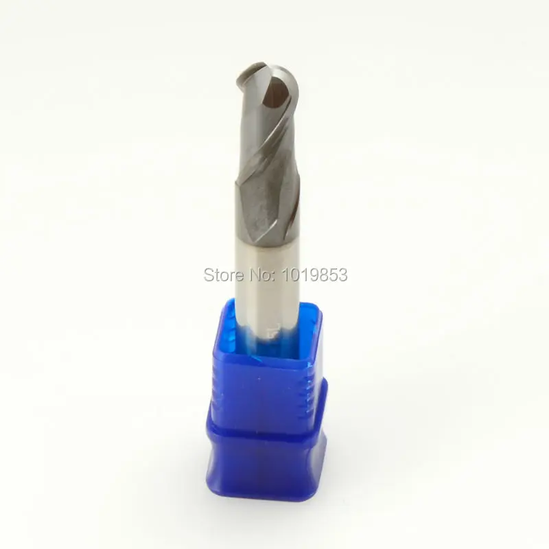 

2pcs CGS-250 R4X8X75L HRC50 SOLID tungsten carbide ball nose end mill for stainless steel or steel