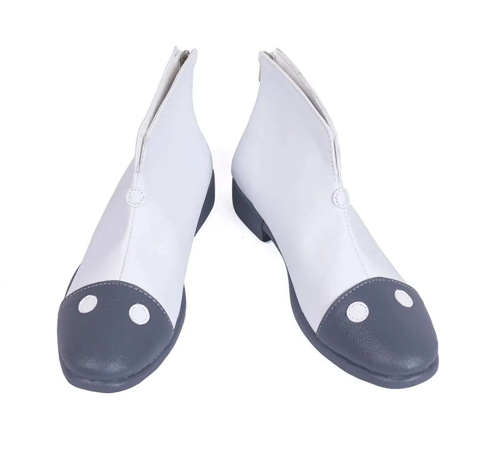 Kancolle Yuubari Shoes Cosplay Kantai Collection Yubari Cosplay Boots White Shoes Custom Made Any Size