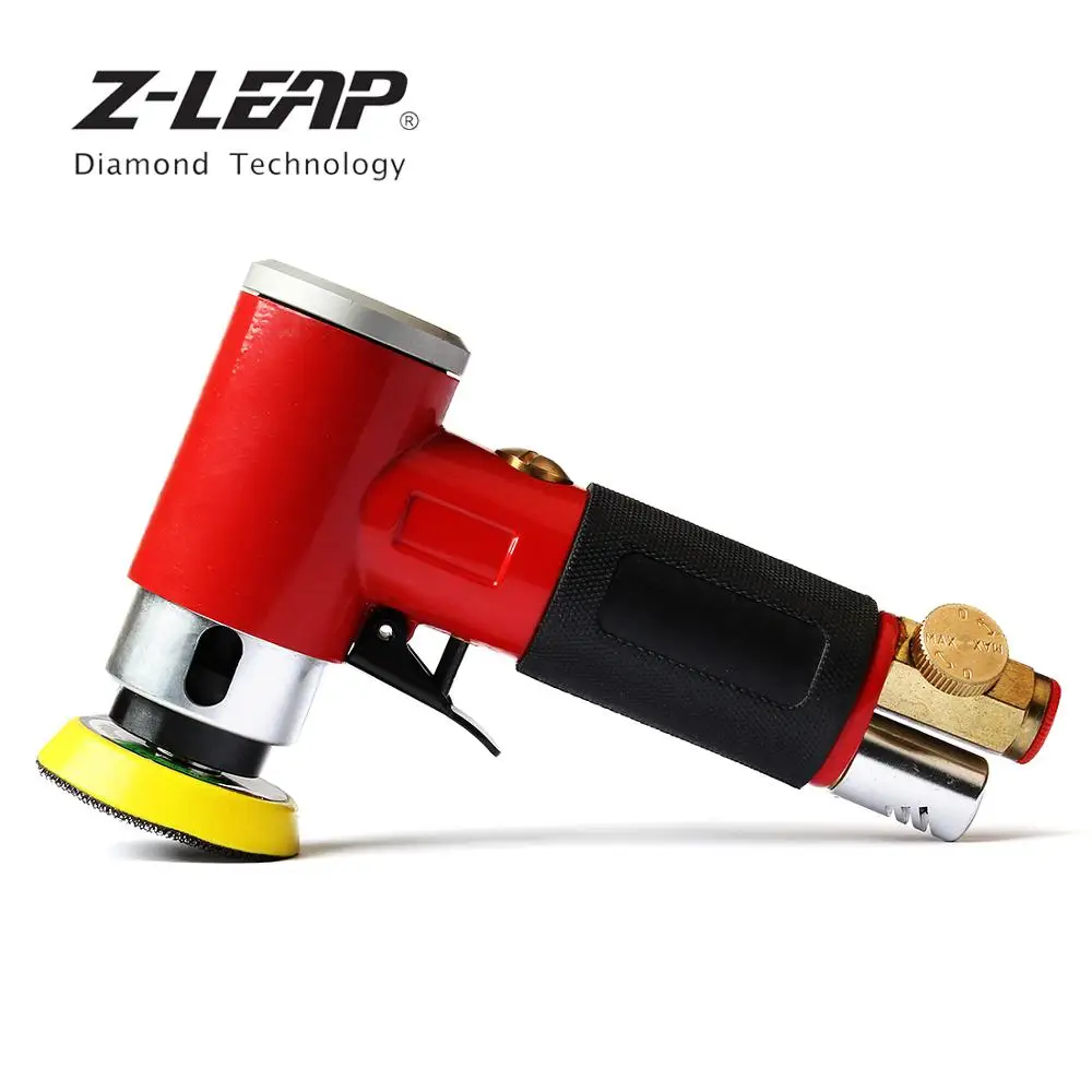 

Z-LEAP 1PC 2" 3" Pads Pneumatic Polisher Random Orbital Eccentric Dual Action Air Sander 90 Degree Polishing Buffing Hand Tool