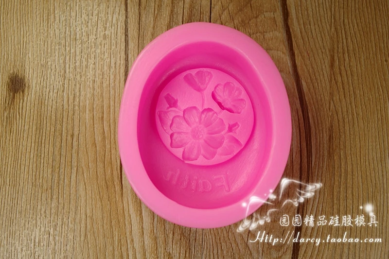 Flower Silicone Soap mold Handmade 3D mould DIY Carft molds S101