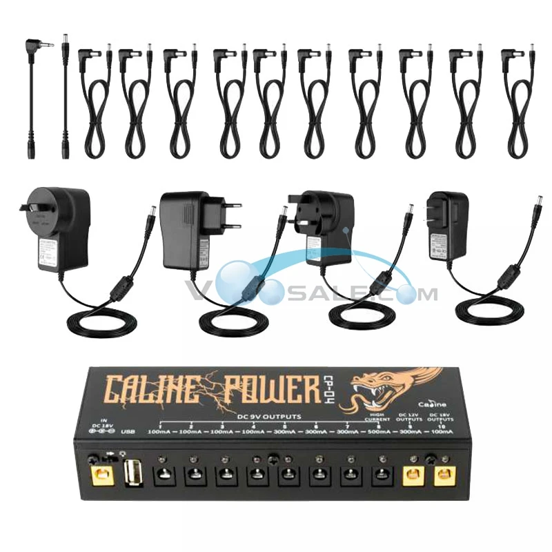 Caline CP-04 Pedal Power Supply 18V 1A Input USB Port For Charging Iphone Ipad Mobile Phone Effect Power Supply Caline Power