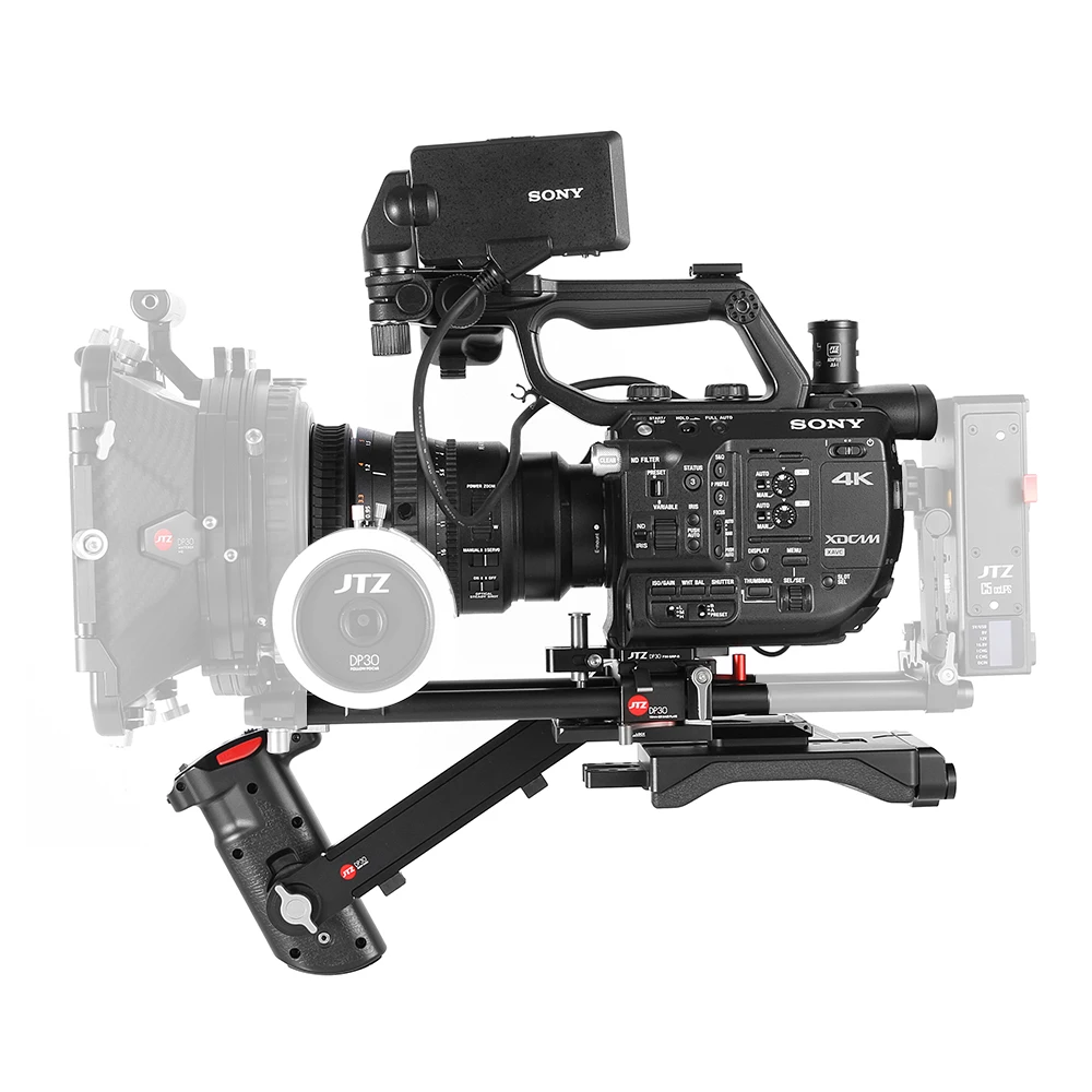 JTZ DP30 Camera Baseplate Shoulder Support Rig 15mm Rod KIT For SONY FS5 PXW-FS5