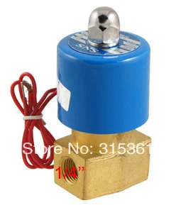 

Free Shipping 1/4'' Direct Acting Solenoid Valve FB2E-V-08 VITON Compact KSD 2/2 Way Valve DC12V,DC24V,AC110V or AC220V