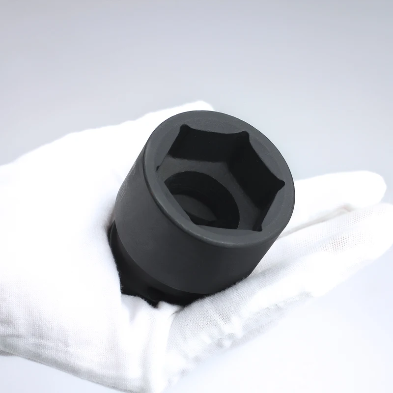 Soquete de impacto hexagonal resistente, soquetes de ar preto, 3 pol, 4 pol, 17mm, 18mm, 19mm, 21mm, 22mm, 24mm, 27mm, 30mm, 35 milímetros, 38