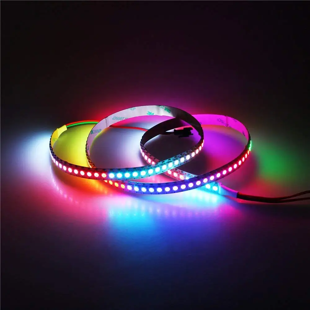 WS2812B Led Strip 5050 Rgb 5V 30/60/144LED Pixels Ws2812 Ic Addressable Kleur Rgb Led Strip licht IP30 IP65 IP67 Waterdicht