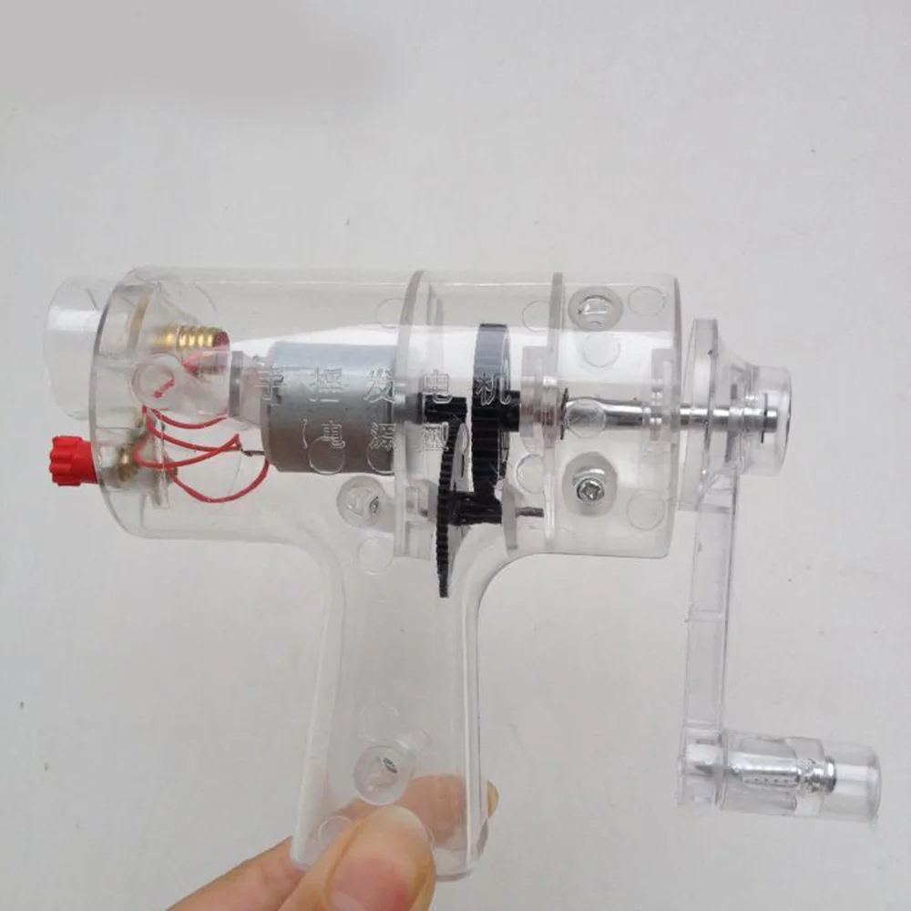 Miniature Hand Generator Energy Converter Power Generator Physics Experimental Teaching Equipment School Teaching Instrument