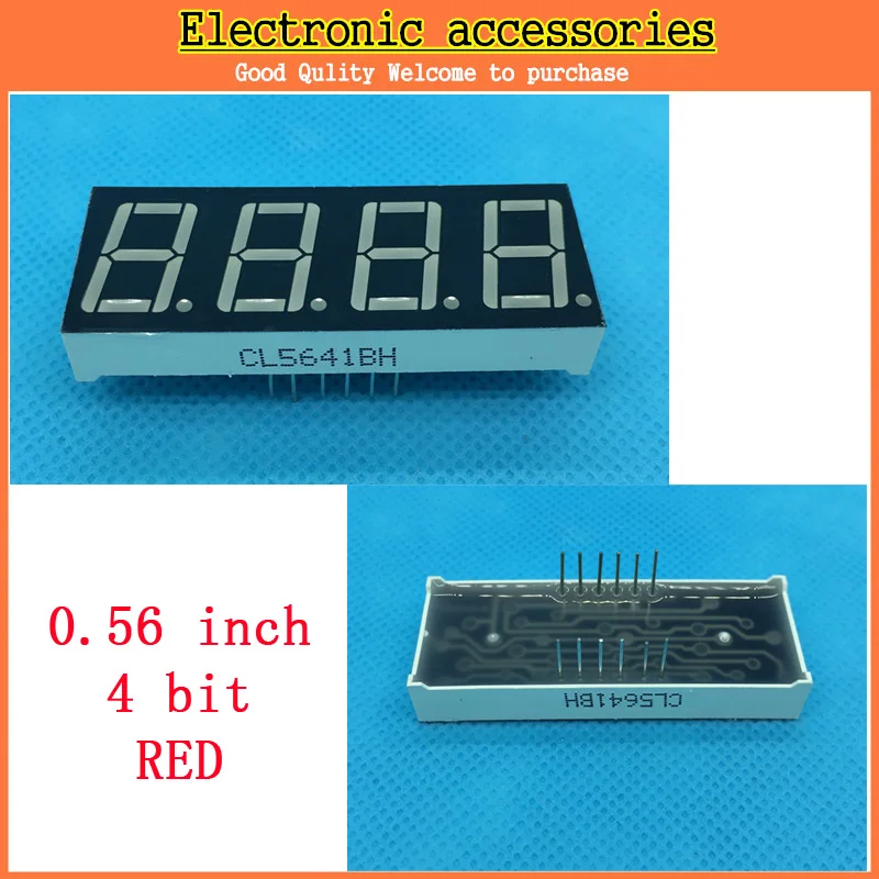 NEW 10pcs 4 bit  Digital Tube Common Anode Positive Digital Tube 0.56