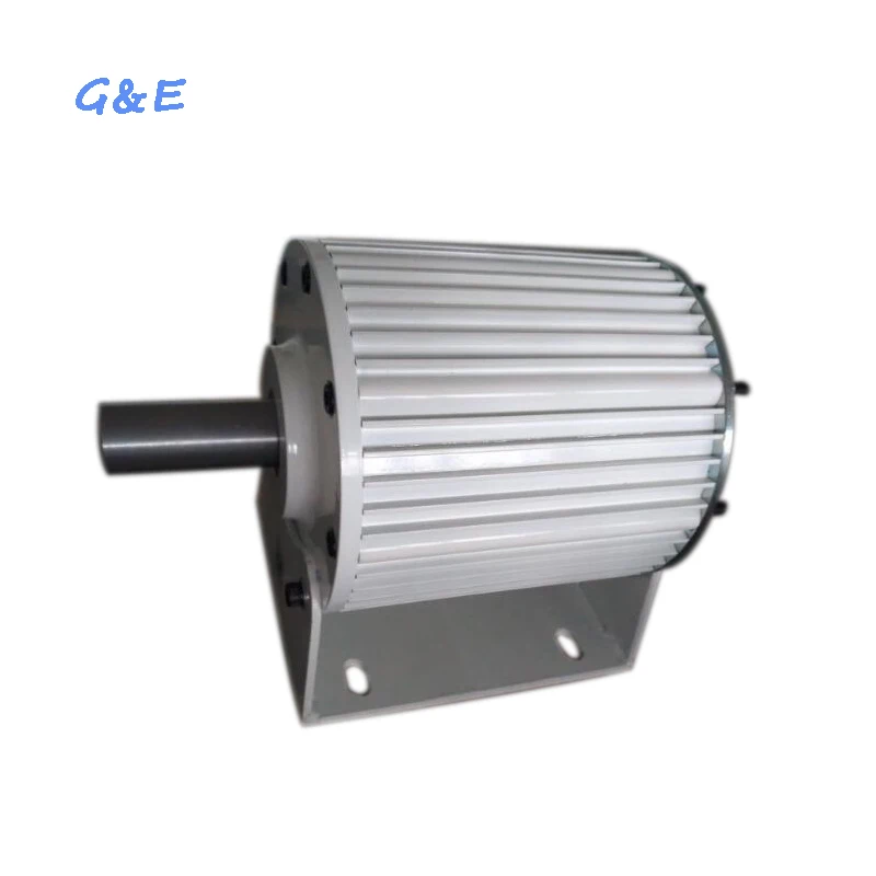 

Low rpm ac three phase output 2kw generator permanent magnet alternator PMG 2000w with base