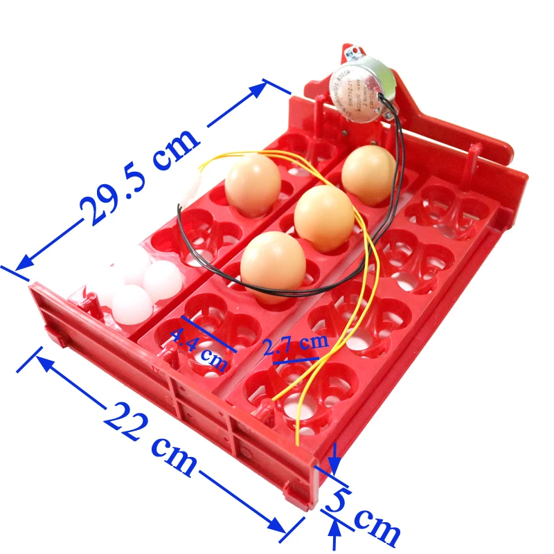 Incubator Turn Eggs Tray 12 Eggs/48 Birds Eggs 220V / 110V / 12V Chicken Bird Automatic Incubator DIY Incubator Accessories