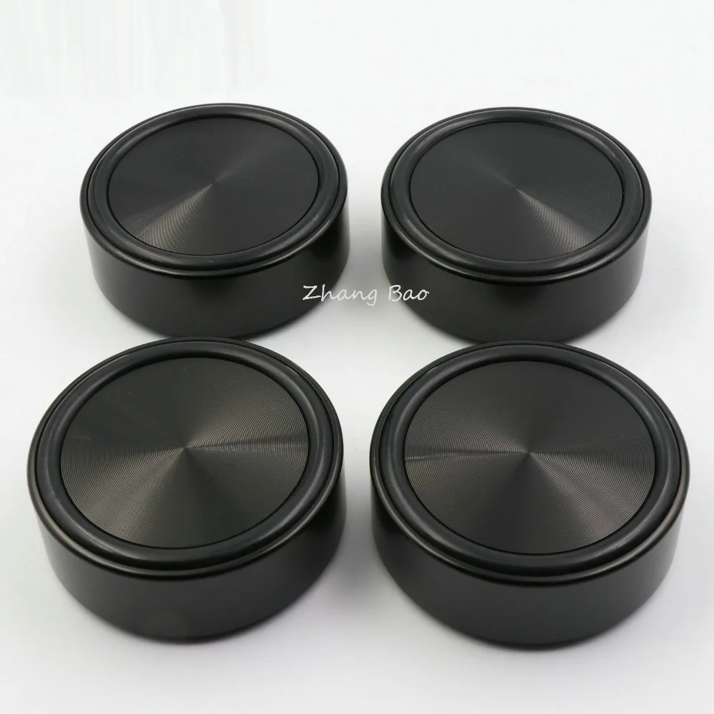 4 pcs 58*22mm Aluminum feet for Audio AMP Speaker Feet Spikes PC Machine Mats Pads option black Free ship