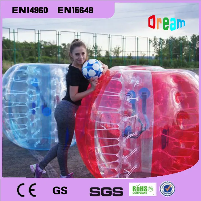 Free Shipping 1.0mm TPU 1.5m Bumper Ball,Bubble Soccer Ball,Inflatable Body Zorb Ball Suit,Bubble Football,Loopyball