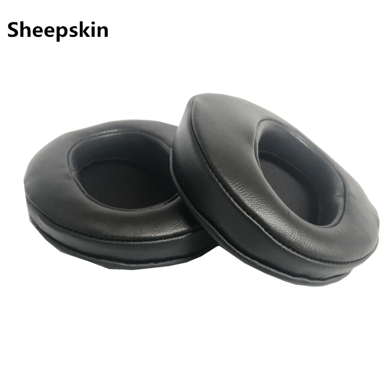 100 mm allgemeine Schaffell-Leder-Ohrpolster aus Memory-Schaum für viele andere große Ohr-Kopfhörer für DENON AHD2000 D5000 GMP400 – Detail 13