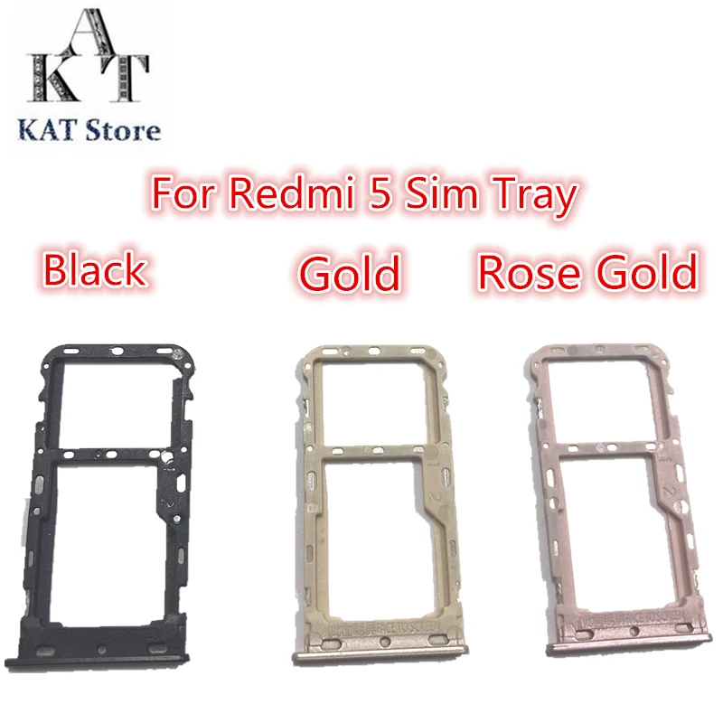 Redmi 5 5A 6 6A SIM 카드 트레이 용 마이크로 SD 카드 슬롯 홀더 어댑터 1 개, 샤오미 레드미 5 5A 6 6A 교체 부품