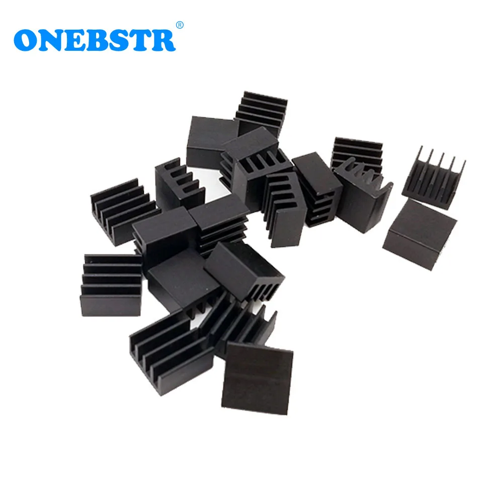 20Pcs/Lot Aluminum Routing 8.8X8.8X5mm Heatsink Electronic Chip Cooling Radiator For A4988 Module Set Hot Sales