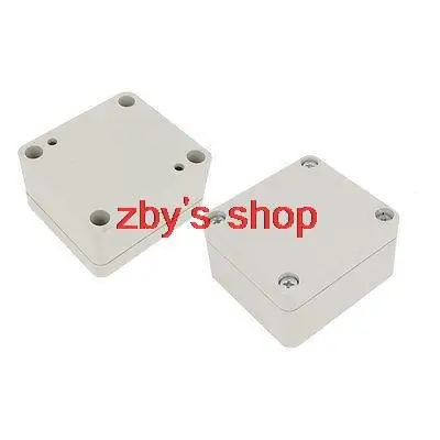 

2 шт Литой алюминиевый водонепроницаемый шнур подключения электрического проекта случае распределительная коробка 64x58x35 мм