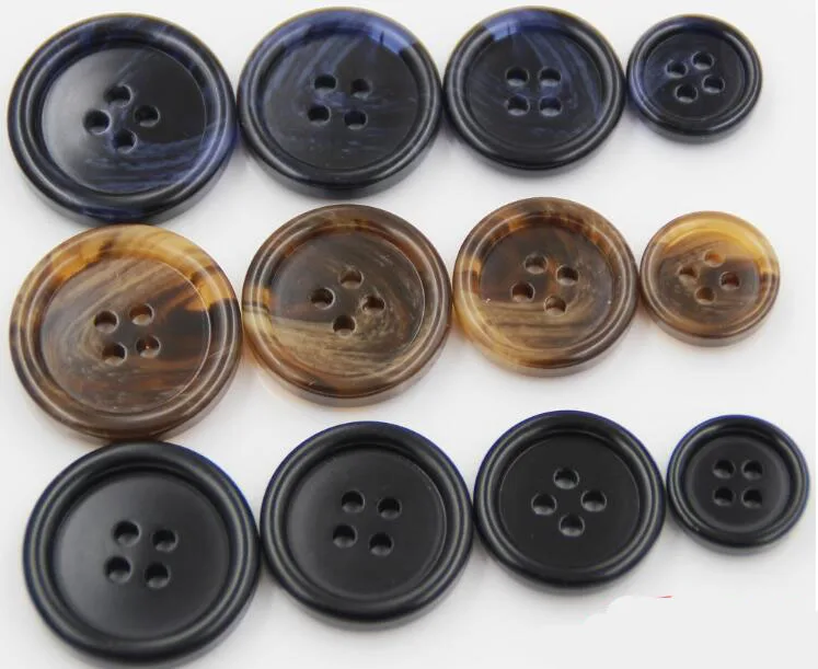 50pcs man Resin Top coat buckle windbreaker button suit button