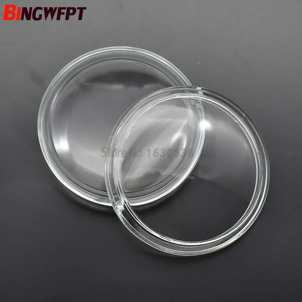 2pcs/set Round Diameter 90mm Fog Lamps Lights Tempered Glass Anti-fog Glass For Mitsubishi L200 Outlander Pajero Colt Triton ASX