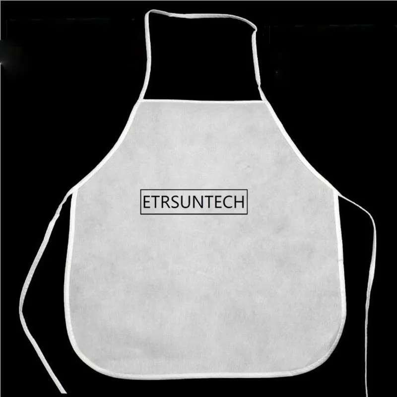 Children Apron DIY Painting Disposable Blank White Kids Aprons Kitchen Cooking Bib Paint Eat Drink Outerwear Apron