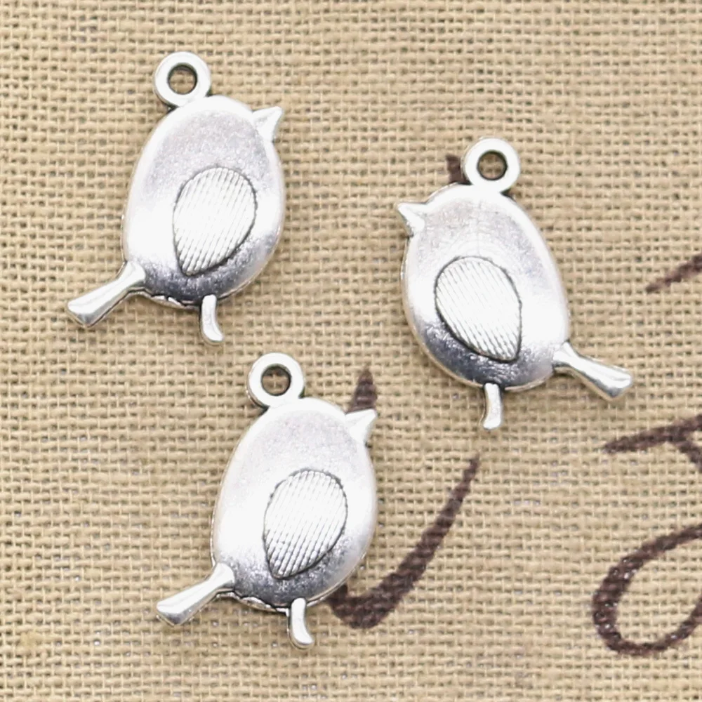 12pcs Charms Bird 20x13mm Antique Making Pendant fit,Vintage Tibetan Bronze Silver color,DIY Handmade Jewelry