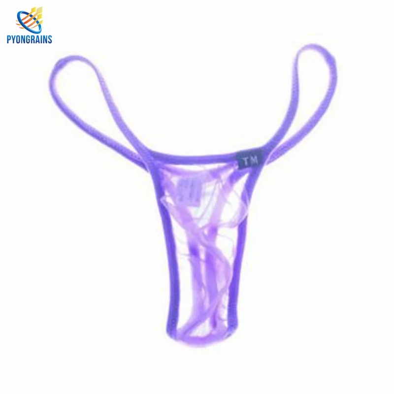 Sexy Men Jockstrap G Strings Thongs Gay Men Underwear Sexy Penis Pouch Gay Mesh Underwear Waist Translucent Bright Network Yarn