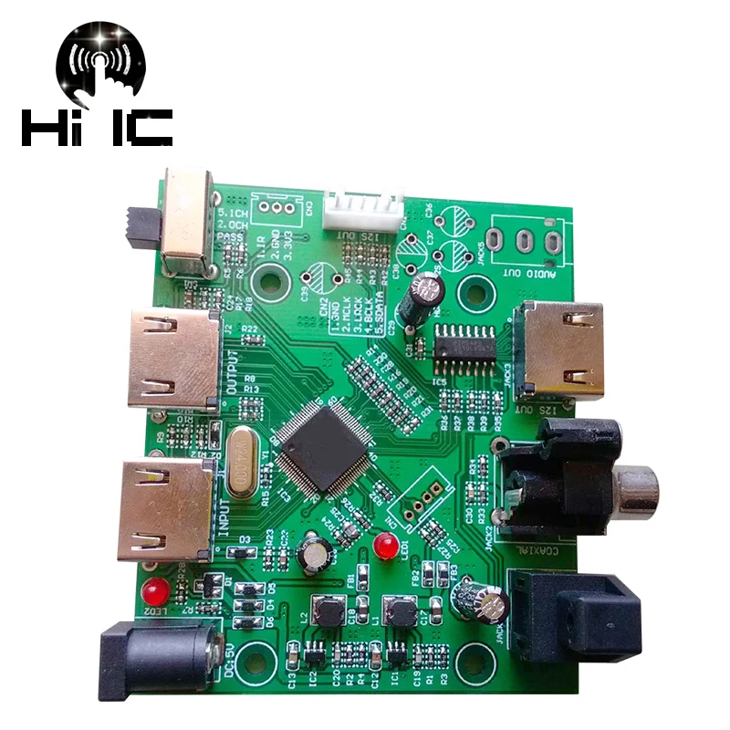 HDMI/MHL to IIS I2S HDMI-compatible IIS Receiver Board Separate Extract Audio I2S/DSD/Optical/Coaxial Converter Switch Board