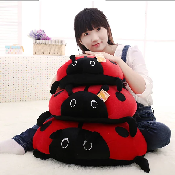 

cute cartoon ladybird plush toy doll soft throw pillow toy birthday gift h2813