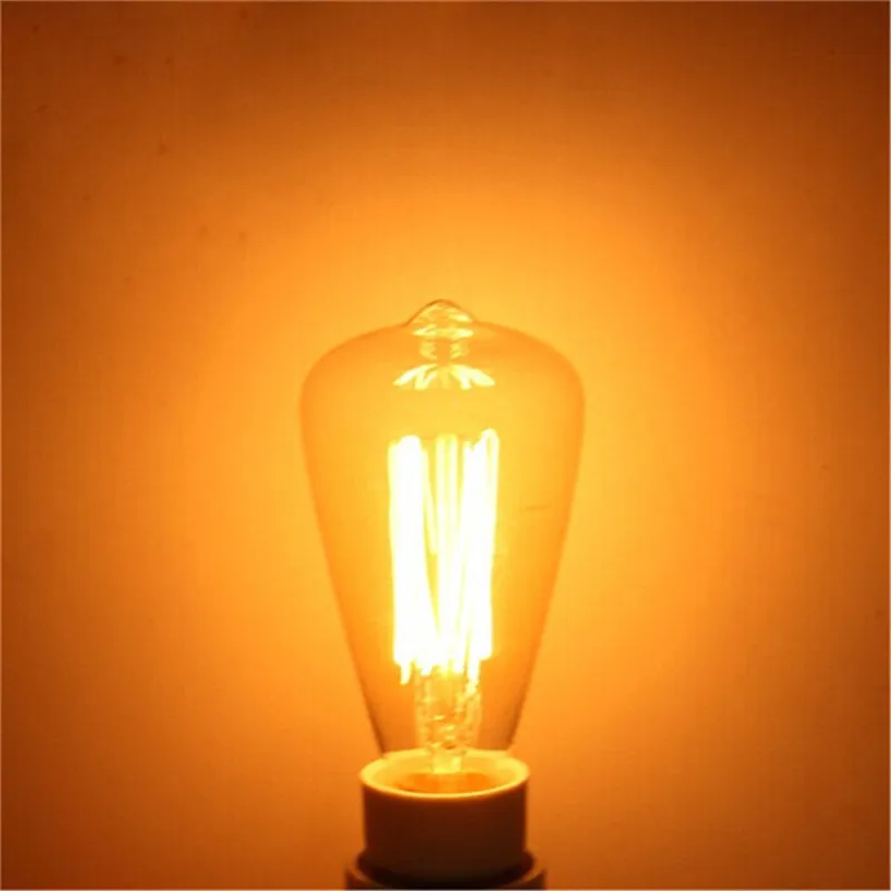 Bombilla Edison E14 ST48, 40 vatios, regulable, incandescente, Vintage, 40 W, blanco cálido, 220-240V