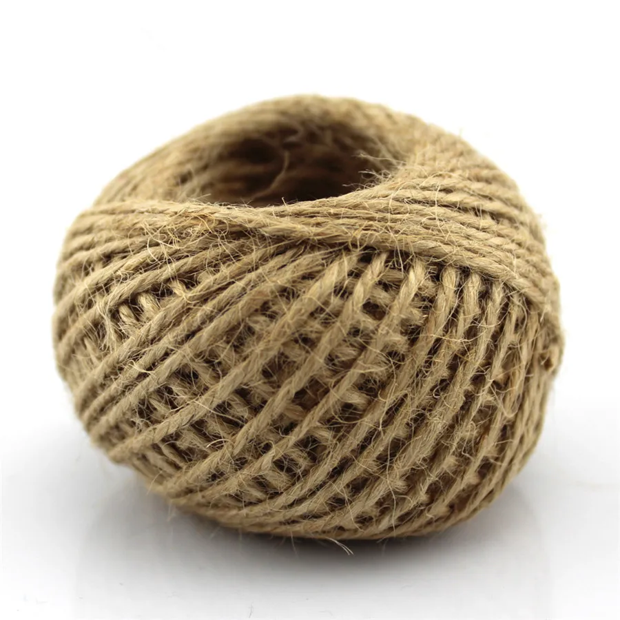 J481b 30m Hemp Rope Ball Diameter 1.5mm Three-ply Twine Cord Roll DIY Model Making Sell at a Loss France Spain