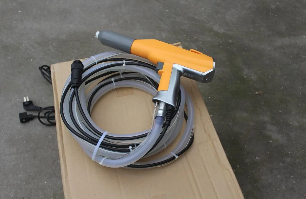 electrostatic powder coating spray gun suits for Gema optiselect gema gm02 cg07  with 6m cables