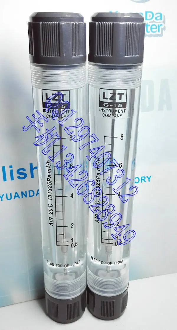 Gas flow meter 0.8~8m3/h air flow meter LZT-15G pipeline flowmeter instantaneous flow