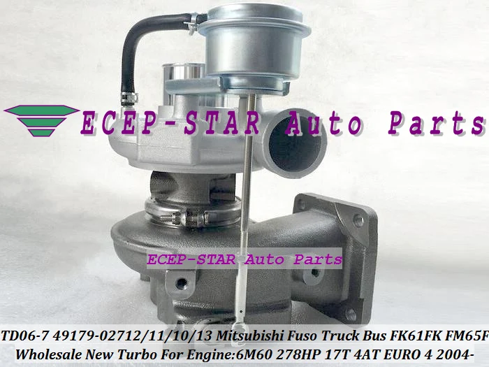 TD06-7 49179-02710 49179-02713 ME303063 ME304031 ME445047 Turbo For Mitsubishi Fuso Truck Bus Various Forklift 04- 6M60 17T 4AT