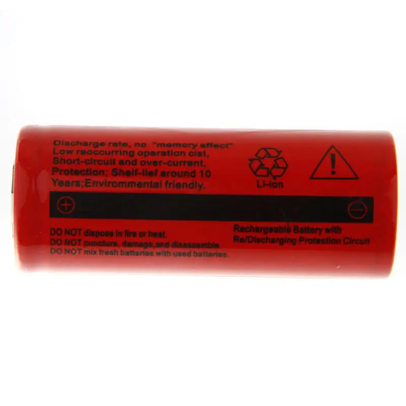 New 26650 Battery 8800mAh 3.7V 26650 Rechargeable Lithium Battery for LED Flashlight Torch 26650 Li-ion Battery Accumulator Cell