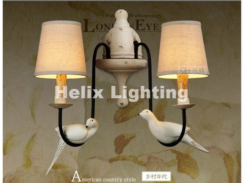 

Nordic Retro Bird Design Wall Lamp Nordic Decor Loft Wall Light NEW Wall Bed Restaurant Bathroom E14 LED Home Decoration Lights