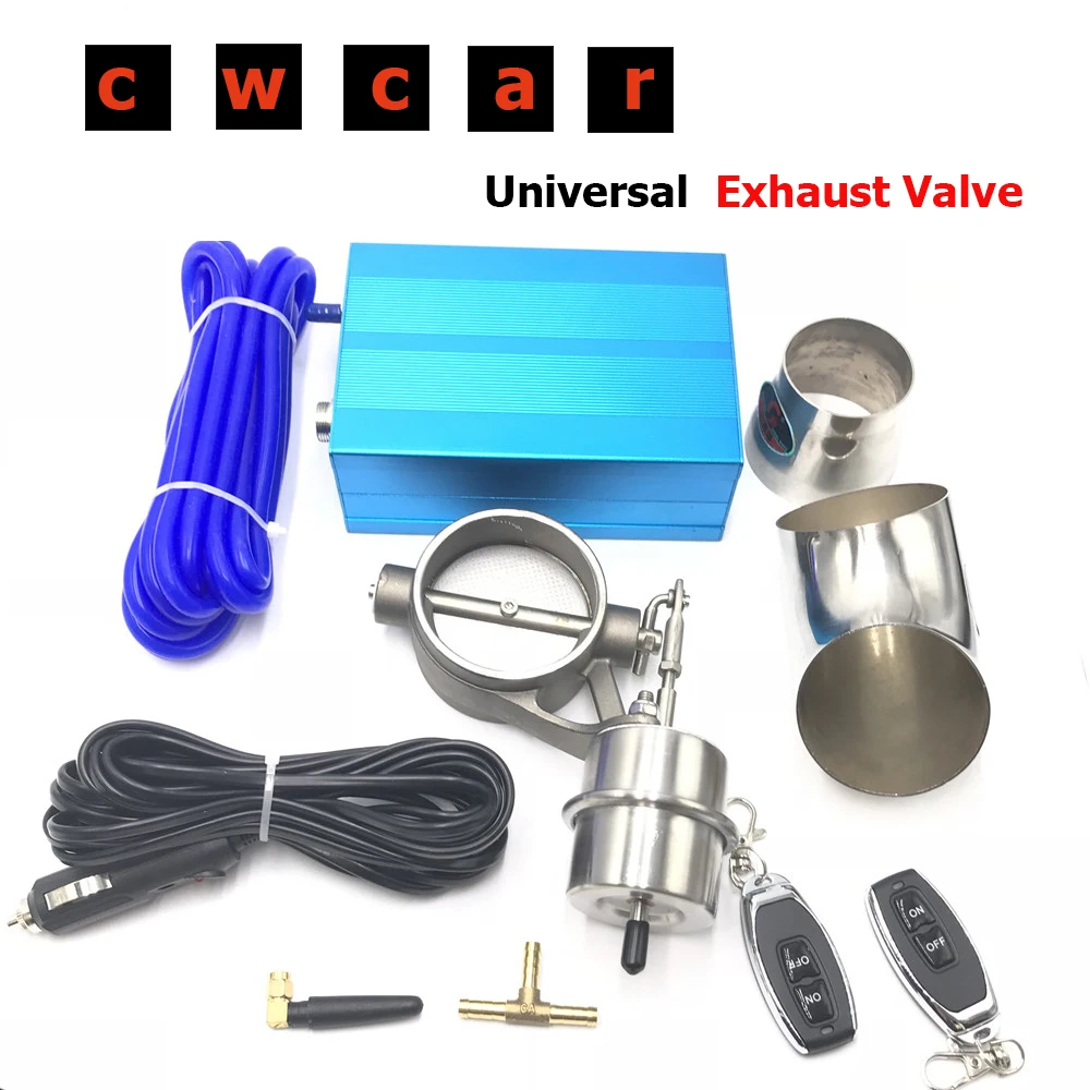 

2'' 2.5" 2.75'' 3" Vaccum Control Exhaust Valve/Cutout Set with Vacuum Pump With Wireless Remote Controller Switch