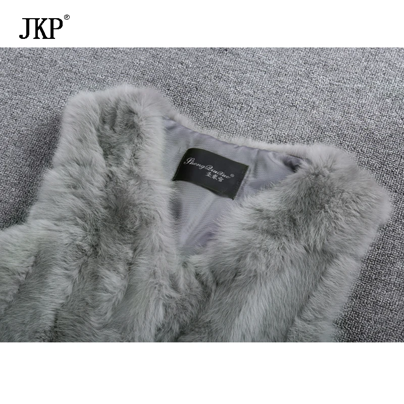 Fur Vest Women Real Rabbit Fur Vest Real Fur Coats For Women Winter Autumn Brand Sale Fur Vest Coat Fashion Outwear High Quality