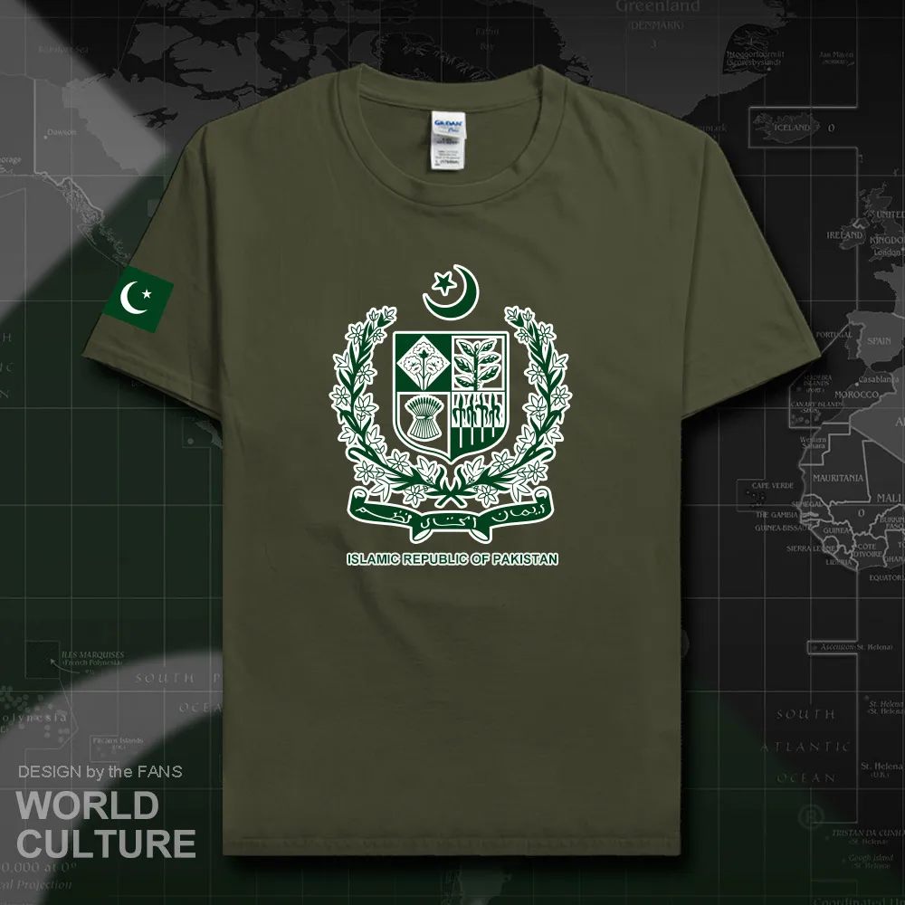 Pakistan men t shirt 2018 jerseys nation team tshirt 100% cotton t-shirt clothing tees country sporting PAK Pakistani Islam 20