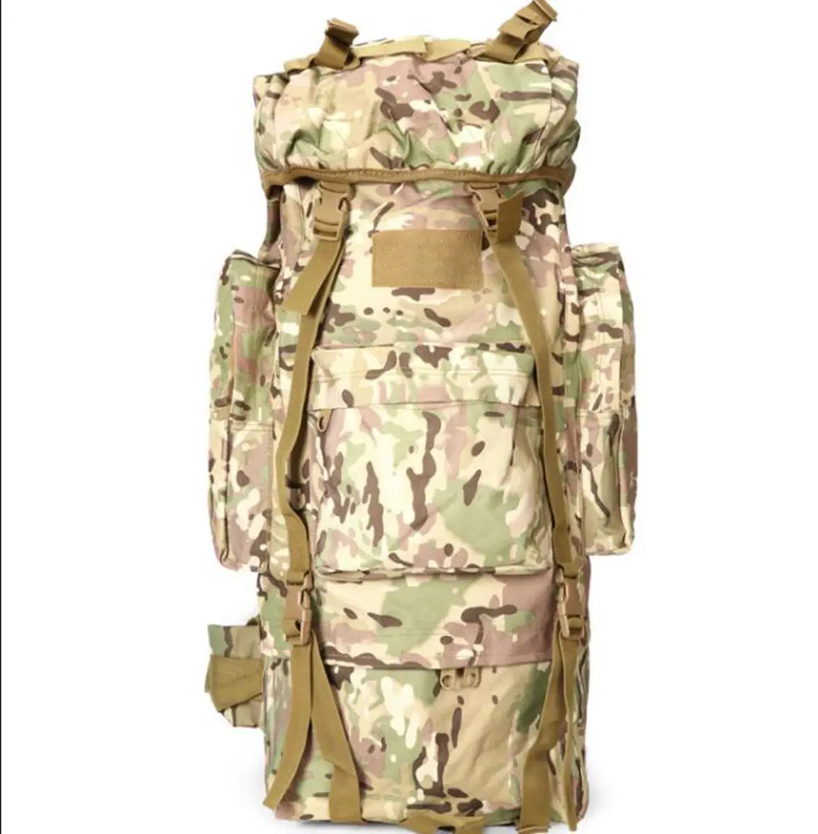 

Tactical 65L Molle Camouflage Assault Backpack Outdoor Sports Cycling Combat Camping Rucksack Backpack with Iron Shelf