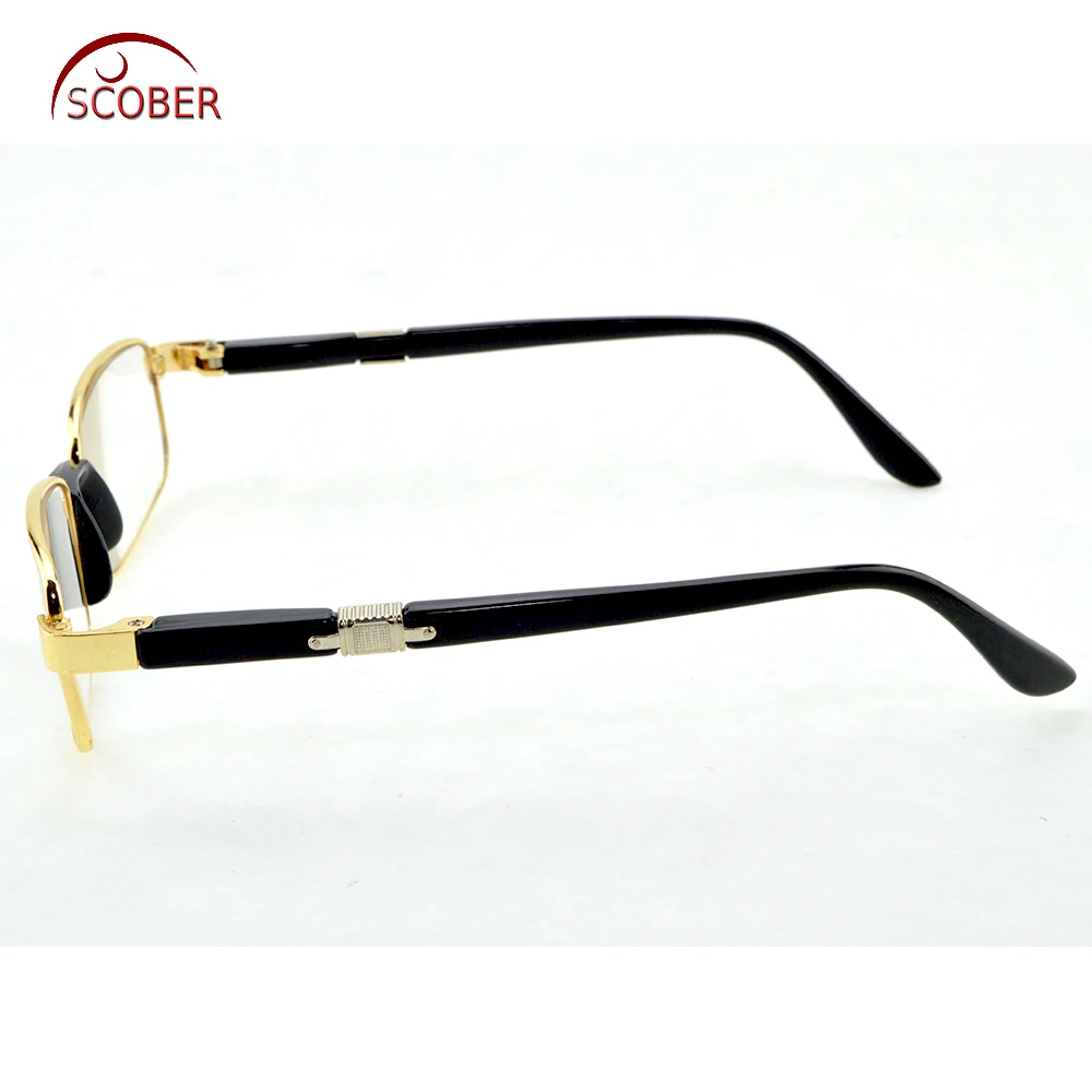 Comfortable One Nose Pads Readin Reading Glasses Luxury Gold High Quality Alloy + TR90 LEG  +0.5 +0.75 +1 TO +6