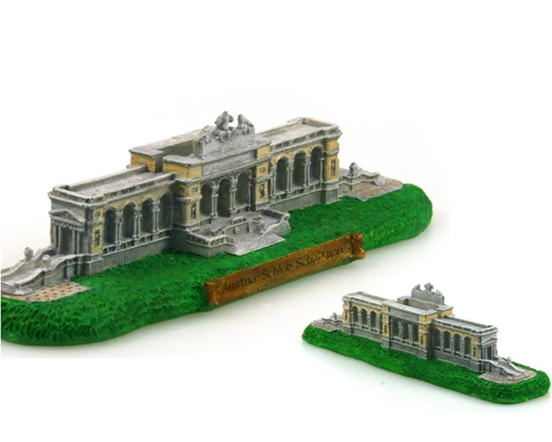 

Austria Schonbrunn Palace Creative Resin Crafts World Famous Landmark Model Tourism Souvenir Gifts Collection Home Decoration