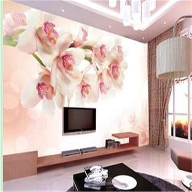 

beibehang 3d wall murals wallpaper Flower seamless backdrop mural painting large living room sofa backdrop decorative wallpaper