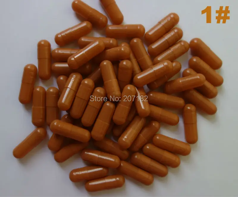 

10,000PCS Size 1 Coffee/Coffe Color Empty Vegetarian Capsule, 1# Joined HPMC Vegetable Capsule, Veggie Empty Capsule