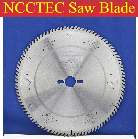 1 pcs of 14'' 96 G teeth 350mm FREE shipping Carbide tipped saw blade with Silencer holes for cutting melamine faced chipboard