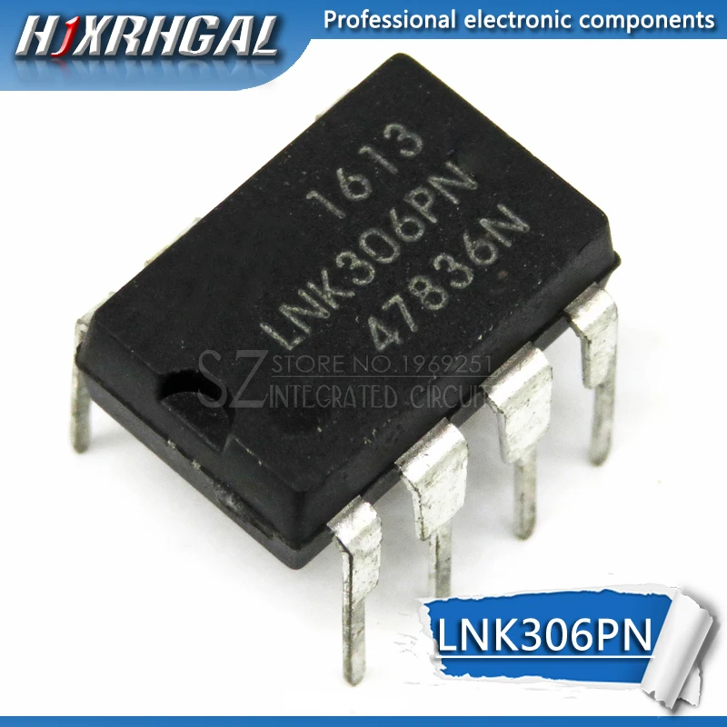 100PCS LNK306PN DIP7 LNK306P DIP LNK306 DIP-7 306PN new and original IC HJXRHGAL