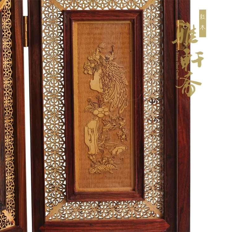 A Gallery] Zhai Ming and Qing furniture mahogany crafts wood screen box model of miniature furniture