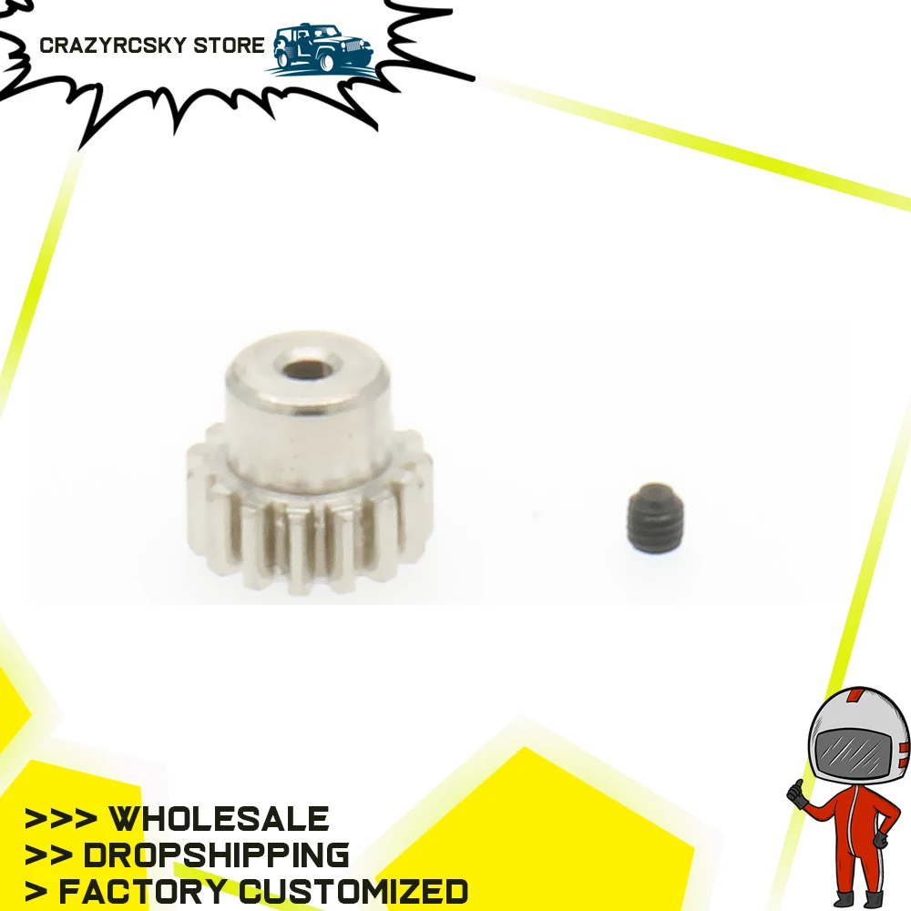 1PC Steel 20T Teeth Tooth Motor Gear For 1/16 Drive System For Rc Hobby Car  Hsp Monster Truck&Short Course 18220 94186 94286