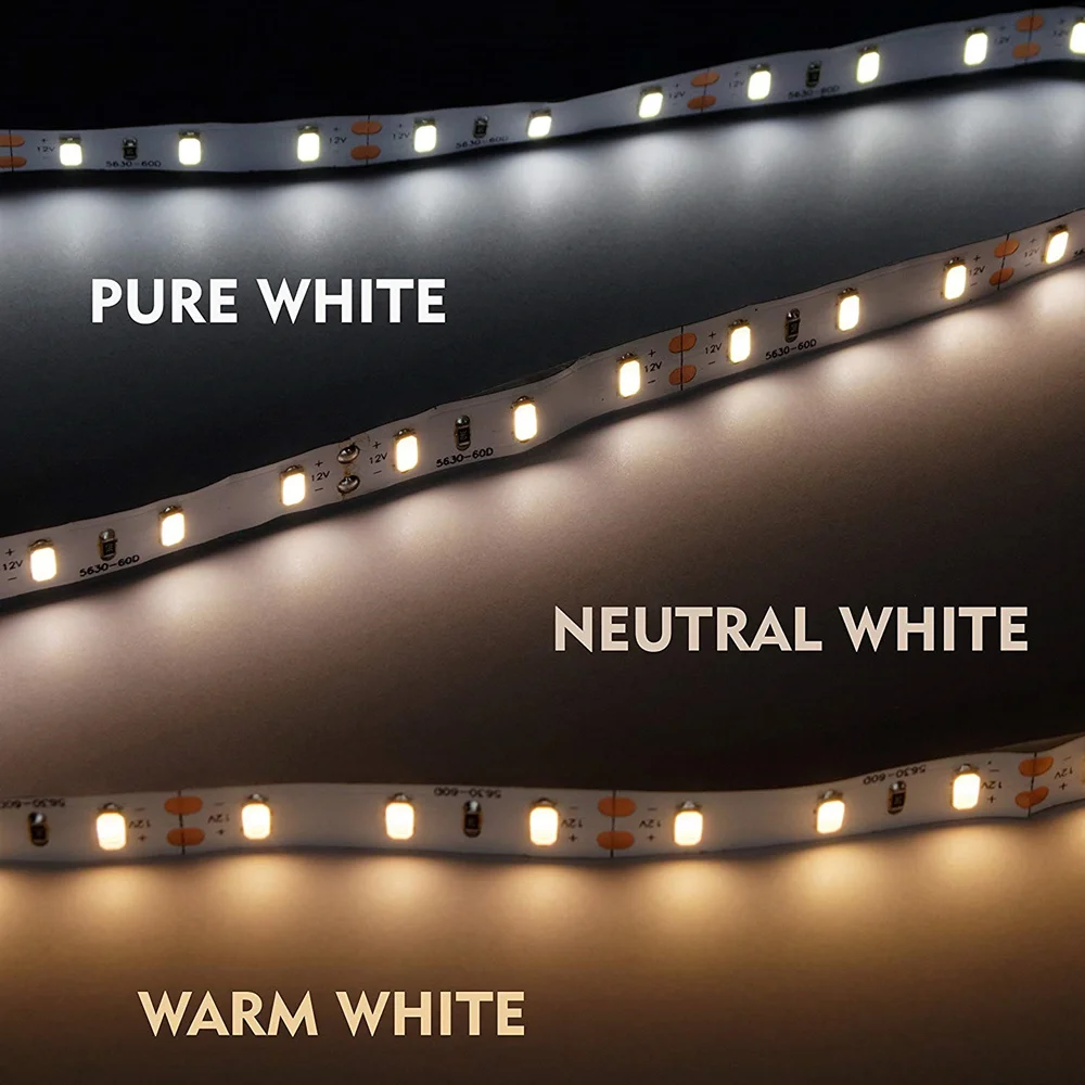 Tira de luces LED Flexible 5730 DC12V 60LED/m 5 m/lote 300 LED más brillante que 5050 5630 tira LED