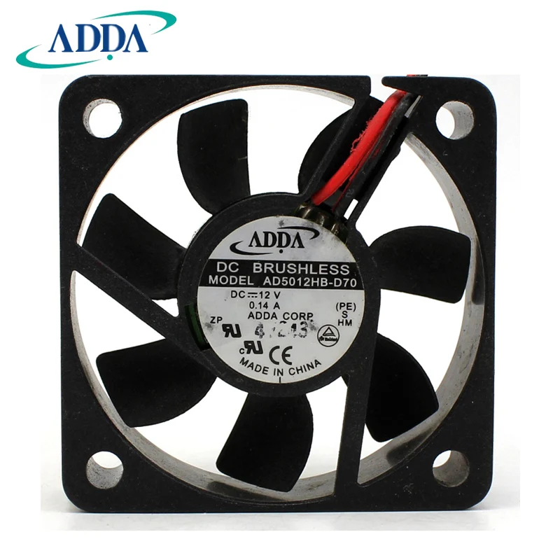 

NEW ADDA AD5012HB-D70 5015 12V 0.14A 5CM 5CM server cooling fan