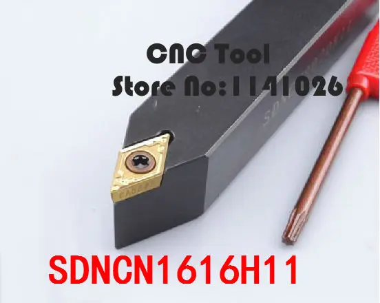 SDNCN1616H11-مخرطة معدنية ، 16 × 16 مللي متر ، أدوات تحول CNC ، حامل أدوات تحول خارجي S-Type SDNCN