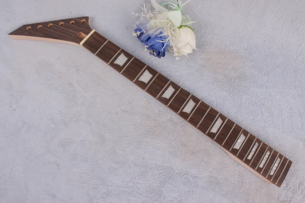 1pcs unfinished guitar electric neck 22 fret 24.75 INCH